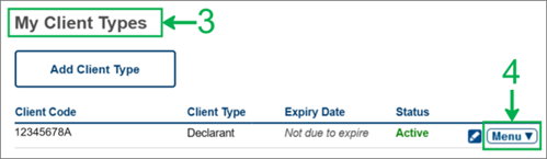 My Client Types in TSW